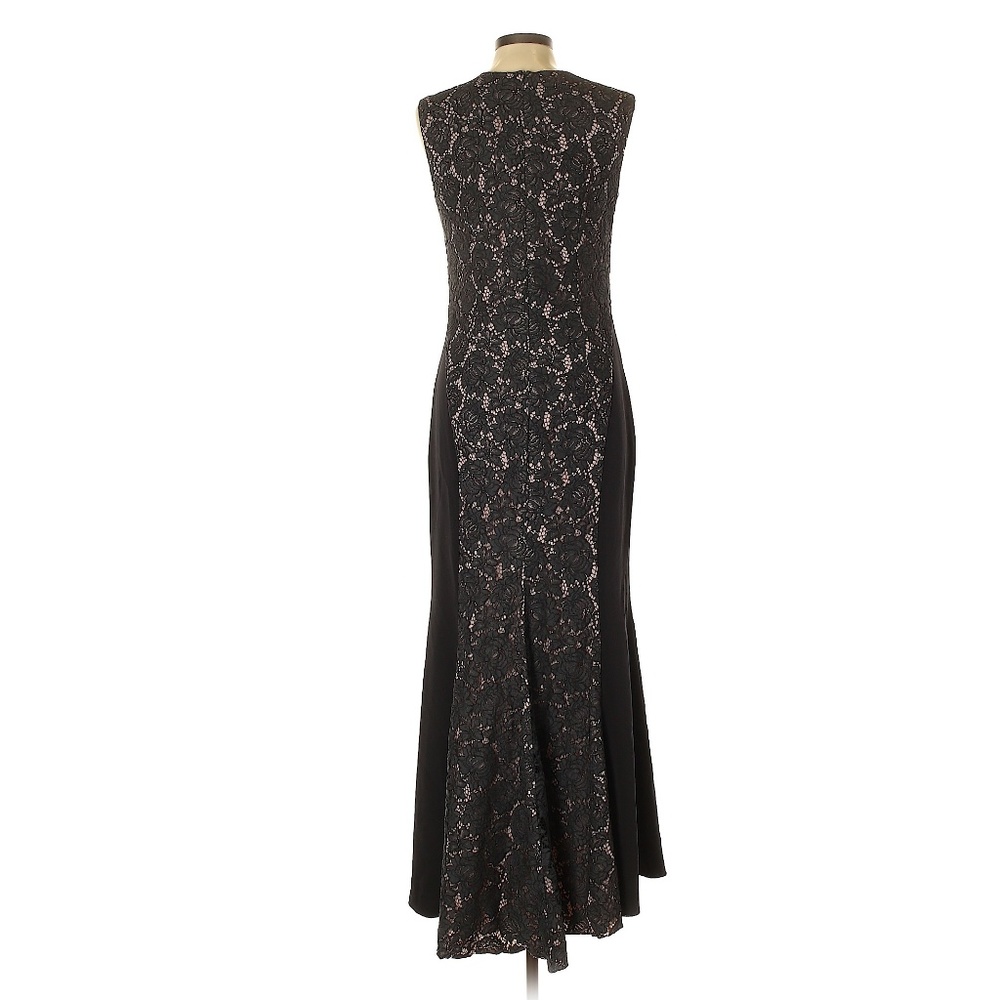 Nha Khanh Black Lace Mermaid Gown Size 10 Classic Retro Formal Evening Dress - Picture 2 of 15